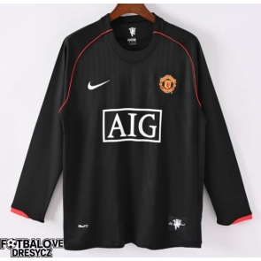 Manchester United 2007-2008 Retro Venkovní Dres Dlouhý Rukáv Manchester United 2007-2008 Retro Venkovní Dres Dlouhý Rukáv